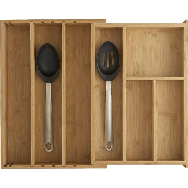 Expandable Bamboo Gadget Tray